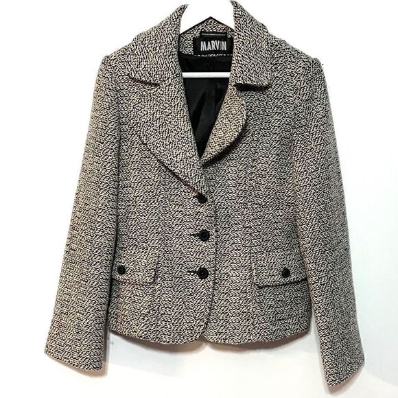 Marvin Richards wool blend coat size medium - Picture 1 of 5